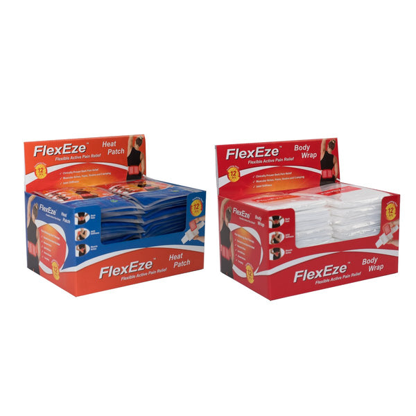 FlexEze Heat Therapy - Clinically Proven Pain Relief for use by Physiotherapists, Osteopaths and Sports Medicine.